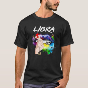 T-shirt Libra Girl signe Zodiac Anniversaire Reine couleur