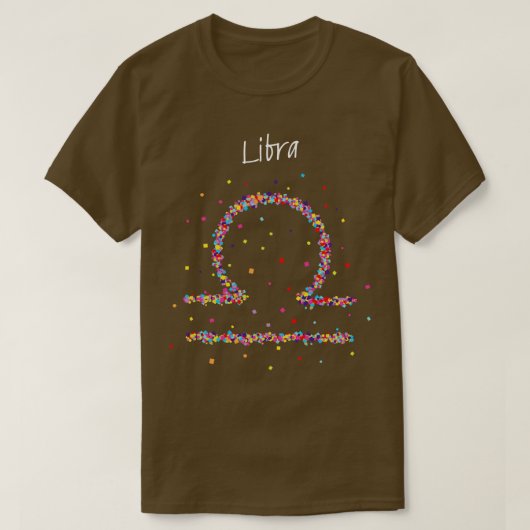 T-shirt Libra Libra Zodiac Astrologie (Design devant)