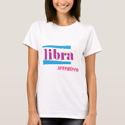T-shirt Libra Purple (Devant)