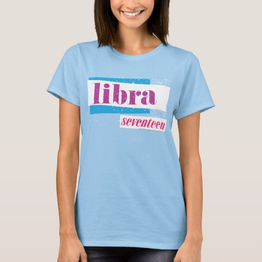T-shirt Libra Purple (Devant)