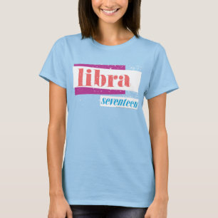 T-shirt Libra rose
