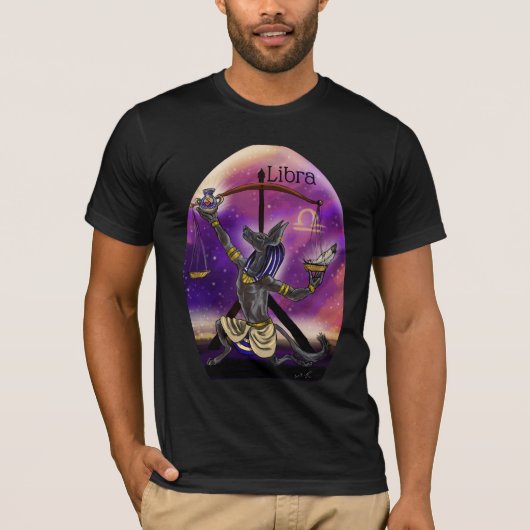 T-shirt Libra Zodiac (Devant)