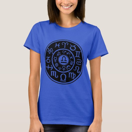T-shirt Libra Zodiac (Devant)