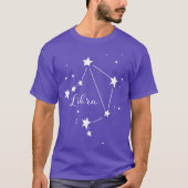 T-shirt Libra Zodiac Constellation (Devant)