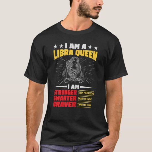 T-shirt Libra zodiac sign for women (Devant)