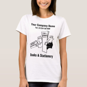 T-shirt Libraire et papeterie livres et papeterie