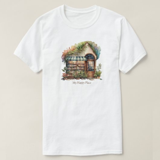 T-shirt librairie (Design devant)