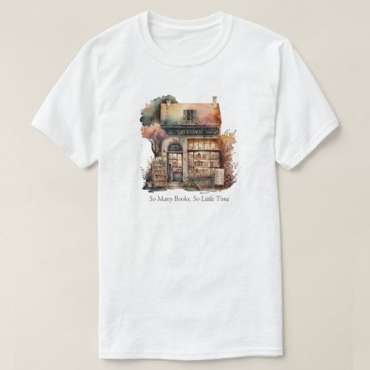 T-shirt librairie (Design devant)