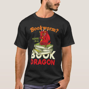 T-shirt Librairie de lecture de livre livre livre Dragon