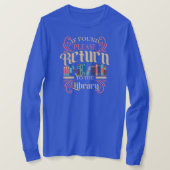 T-shirt Librarian Bookworm Book Lover Library (Design devant)