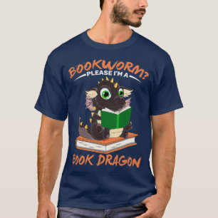 T-shirt Librarian Reader Funny Bookworm Magical Animal Boo