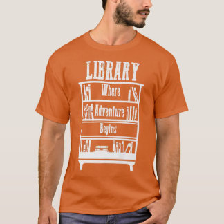 T-shirt Library Books