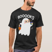 T-shirt Library books d'Halloween (Devant)