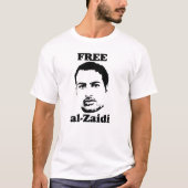 T-shirt Libre al-Zaidi, hir- I... - Customisé (Devant)