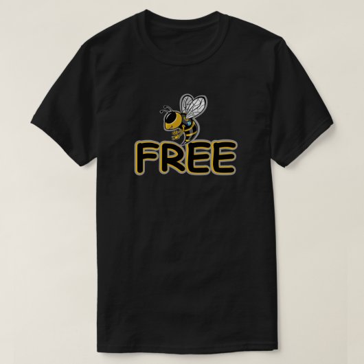 T-SHIRT LIBRE COMME L'ABEILLE (Design devant)