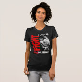 T-shirt libre de la Palestine (Devant entier)