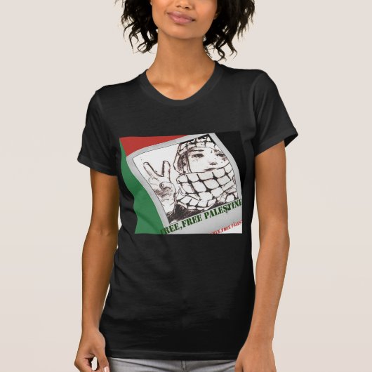T-shirt libre de la Palestine (Devant)