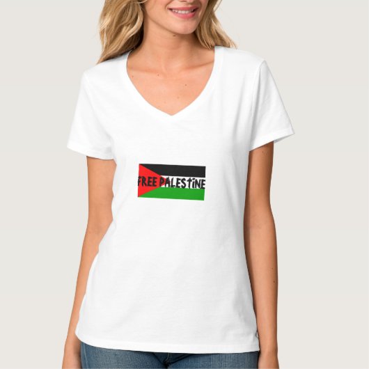 T-SHIRT LIBRE DE LA PALESTINE (Devant)