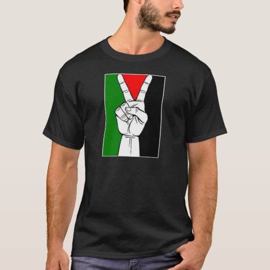 T-shirt libre de la Palestine (Devant)