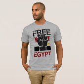 T-SHIRT LIBRE DE L'EGYPTE (Devant entier)