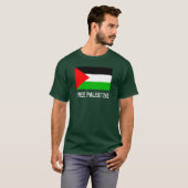 T-shirt libre de prime de la Palestine (Devant entier)