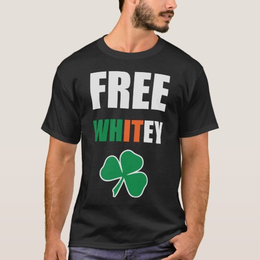 T-shirt libre de shamrock de Whitey Bulger (Devant)