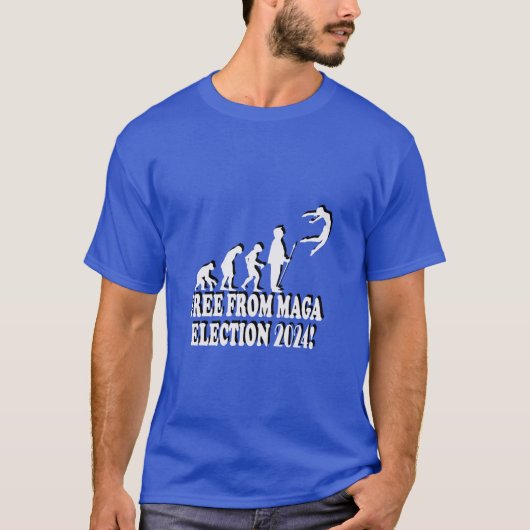 T-SHIRT LIBRE DES ÉLECTIONS DE MAGA 2024 (Devant)