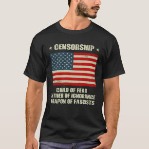 T-shirt Libre expression Anti-censure Premier amendement