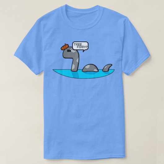 T-shirt Libre Fiddy Funny Loch Ness Monster Nessie 3 (Design devant)