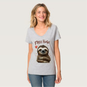 T-shirt Libre Hugs Jote Sloth (Devant entier)