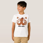 T-shirt Libre Hugs Sweatshirt de Squid Kid (Devant entier)