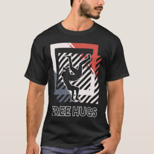 T-shirt Libre Hus Cuddle Embrasser Professional Wrestling