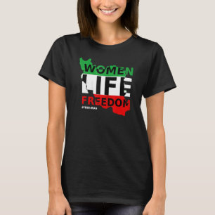 T-shirt Libre Iran Femmes Liberté de vie Stand avec persan