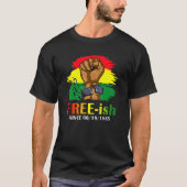 T-shirt Libre Ish depuis 1865 Junetdix Mois de l'histoire (Devant)