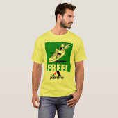 T-shirt Libre ! La Palestine (Devant entier)