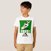 T-shirt Libre ! La Palestine (Devant entier)