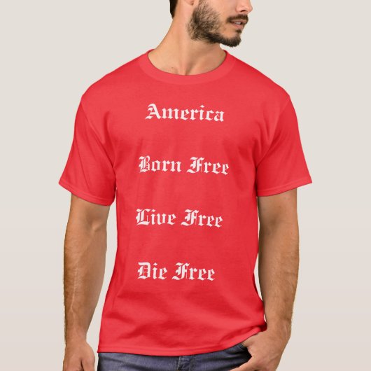 T-shirt Libre ! Libre ! Libre ! (Devant)