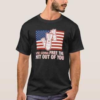 T-shirt libre-logo-noir