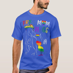 T-shirt Libre Maman Hugs LGBT Pride Mama Dinosaur Re