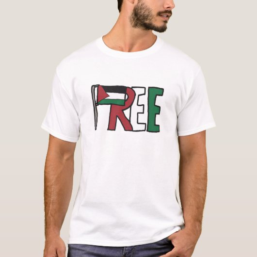 T-shirt Libre Palestine (Devant)