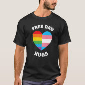 T-shirt Libre Papa Encarde Fierté Lgbt (Devant)