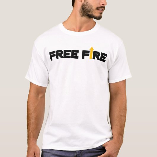 T-shirt libre unisexe de logo du feu de T-shirt (Devant)