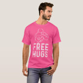 T-shirt Libres Hugs Funny Mixed martial art brésilien Jiu- (Devant entier)