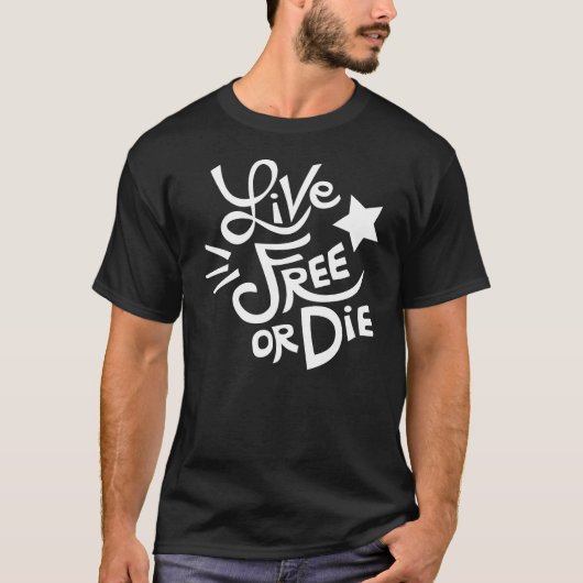 T-shirt Libres vivants ou meurent (Devant)