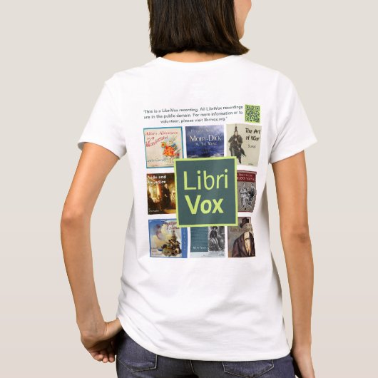 T-shirt LibriVox Shirt - Style 2 (Dos)