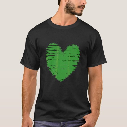 T-shirt Libye Coeur Drapeau Libyen Fierté libyenne (Devant)