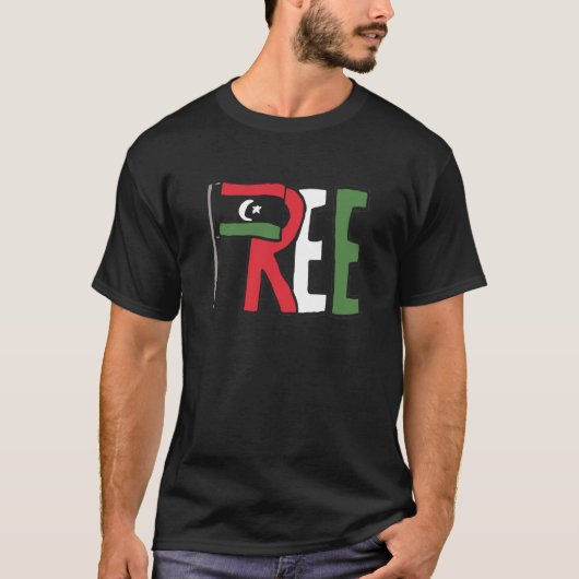 T-shirt Libye libre (Devant)