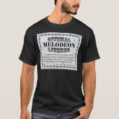 T-shirt Licence Melodeon (Devant)