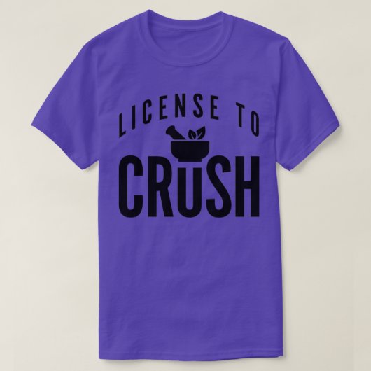 T-shirt Licence pour écraser 1 (Design devant)