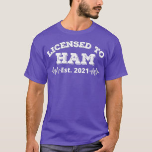 T-shirt Licence radio amateur pour les opérateurs radio de
